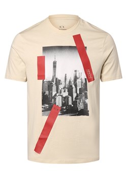 Armani Exchange Koszulka męska Mężczyźni Bawełna écru nadruk ze sklepu vangraaf w kategorii T-shirty męskie - zdjęcie 171435053