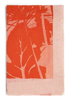 Marc O'Polo Damski szalik z zawartością lnu Kobiety Bawełna beżowy wzorzysty ze sklepu vangraaf w kategorii Szaliki i chusty damskie - zdjęcie 171435064