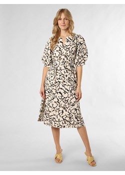Taifun Sukienka damska Kobiety Sztuczne włókno beżowy wzorzysty ze sklepu vangraaf w kategorii Sukienki - zdjęcie 171435091