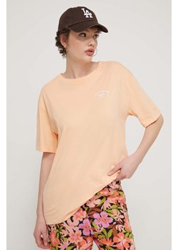 Roxy t-shirt bawełniany Essential Energy damski kolor pomarańczowy ERJKT04130 ze sklepu ANSWEAR.com w kategorii Bluzki damskie - zdjęcie 171435773