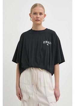 Pinko t-shirt bawełniany damski kolor czarny 104257 A26S ze sklepu ANSWEAR.com w kategorii Bluzki damskie - zdjęcie 171435862