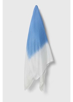 Answear Lab szal damski kolor niebieski wzorzysty ze sklepu ANSWEAR.com w kategorii Szaliki i chusty damskie - zdjęcie 171436003
