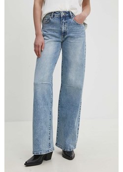 Answear Lab jeansy damskie kolor niebieski ze sklepu ANSWEAR.com w kategorii Jeansy damskie - zdjęcie 171436024