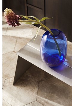 H & M - Duży wazon szklany - Niebieski ze sklepu H&M w kategorii Wazony - zdjęcie 171438174