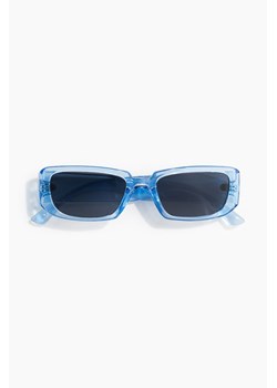 H & M - Owalne okulary przeciwsłoneczne - Niebieski ze sklepu H&M w kategorii Okulary przeciwsłoneczne męskie - zdjęcie 171438183