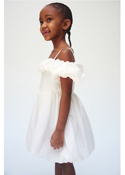 H & M - Sukienka z obszernym baloniastym dołem - Biały ze sklepu H&M w kategorii Sukienki dziewczęce - zdjęcie 171438311