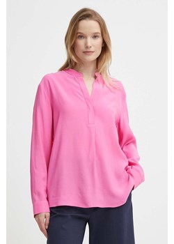 Seidensticker bluzka damska kolor różowy gładka 60.133512 ze sklepu ANSWEAR.com w kategorii Bluzki damskie - zdjęcie 171444600