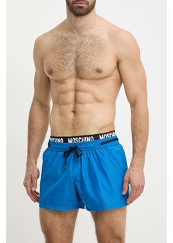 Moschino Underwear szorty kąpielowe kolor niebieski 241V3A42229301 ze sklepu ANSWEAR.com w kategorii Kąpielówki - zdjęcie 171444822
