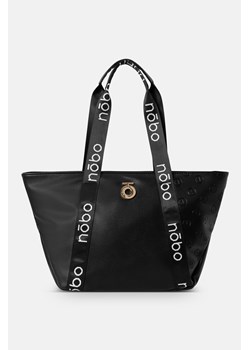 Czarna shopperka NOBO z monogramem ze sklepu NOBOBAGS.COM w kategorii Torby Shopper bag - zdjęcie 171445792
