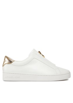 Sneakersy MICHAEL Michael Kors Keaton Zip Slip On 43R4KTFP2L Biały ze sklepu eobuwie.pl w kategorii Trampki damskie - zdjęcie 171446730