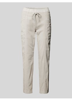 Spodnie sportowe z szwami działowymi ze sklepu Peek&Cloppenburg  w kategorii Spodnie damskie - zdjęcie 171447044