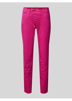 Spodnie o kroju slim fit z 5 kieszeniami model ‘Malibu’ ze sklepu Peek&Cloppenburg  w kategorii Spodnie damskie - zdjęcie 171447300