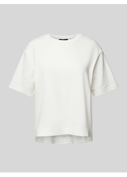 T-shirt w jednolitym kolorze z okrągłym dekoltem ze sklepu Peek&Cloppenburg  w kategorii Bluzki damskie - zdjęcie 171447434