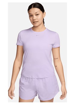Damska koszulka z krótkim rękawem Dri-FIT Nike One Classic - Fiolet ze sklepu Nike poland w kategorii Bluzki damskie - zdjęcie 171447563