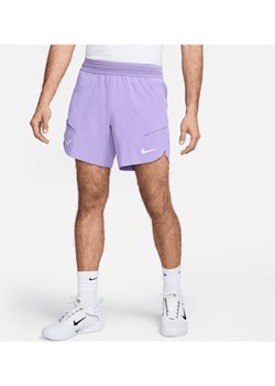 Męskie spodenki tenisowe Nike Dri-FIT ADV Rafa 18 cm - Fiolet ze sklepu Nike poland w kategorii Spodenki męskie - zdjęcie 171447564
