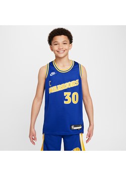 Koszulka dla dużych dzieci Nike Dri-FIT NBA Swingman Stephen Curry Golden State Warriors - Niebieski ze sklepu Nike poland w kategorii T-shirty chłopięce - zdjęcie 171447600