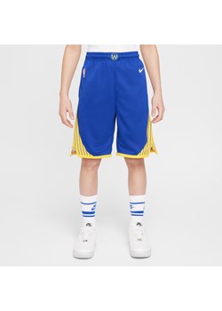Spodenki dla dużych dzieci (chłopców) Nike NBA Swingman Golden State Warriors Icon Edition 2023/24 - Niebieski ze sklepu Nike poland w kategorii Spodenki chłopięce - zdjęcie 171447601