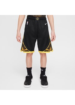 Spodenki dla dużych dzieci Nike Dri-FIT NBA Swingman Golden State Warriors - Czerń ze sklepu Nike poland w kategorii Spodenki chłopięce - zdjęcie 171447612