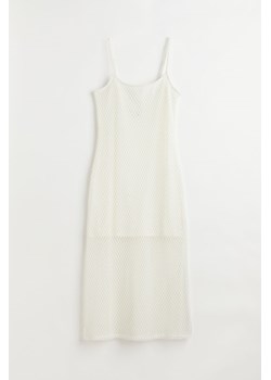 H & M - Sukienka o wyglądzie szydełkowej robótki - Biały ze sklepu H&M w kategorii Sukienki - zdjęcie 171447962
