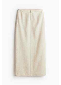 H & M - Elegancka spódnica maxi z diagonalu - Beżowy ze sklepu H&M w kategorii Spódnice - zdjęcie 171447992