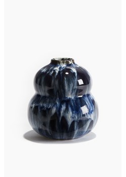 H & M - Mały wazon z kamionki - Niebieski ze sklepu H&M w kategorii Wazony - zdjęcie 171448122