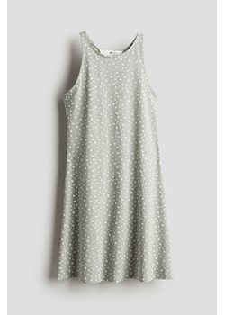 H & M - Dżersejowa sukienka bez rękawów - Zielony ze sklepu H&M w kategorii Sukienki dziewczęce - zdjęcie 171448152