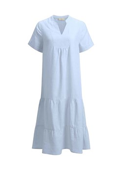 Rich &amp; Royal Lniana sukienka w kolorze błękitnym ze sklepu Limango Polska w kategorii Sukienki - zdjęcie 171448504