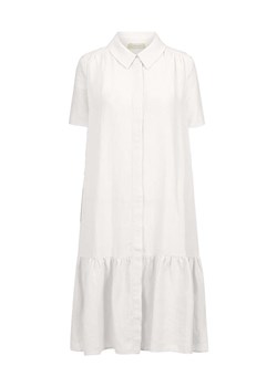 Rich &amp; Royal Lniana sukienka w kolorze białym ze sklepu Limango Polska w kategorii Sukienki - zdjęcie 171448510