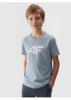 4F Koszulka w kolorze błękitnym ze sklepu Limango Polska w kategorii T-shirty chłopięce - zdjęcie 171448761