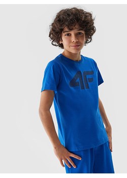 4F Koszulka w kolorze niebieskim ze sklepu Limango Polska w kategorii T-shirty chłopięce - zdjęcie 171448781