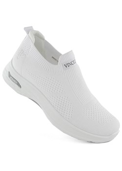 Buty sportowe damskie wsuwane białe Vinceza 13592 ze sklepu ButyModne.pl w kategorii Buty sportowe damskie - zdjęcie 171449542