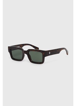 Samsoe Samsoe okulary przeciwsłoneczne SAJESSIE kolor brązowy U24100008 ze sklepu PRM w kategorii Okulary przeciwsłoneczne męskie - zdjęcie 171450743