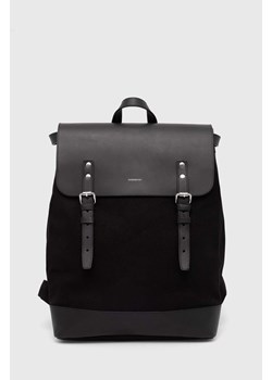 Sandqvist plecak Hege kolor czarny duży gładki SQA2294 ze sklepu PRM w kategorii Plecaki - zdjęcie 171450751