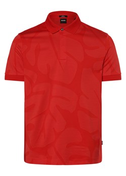 BOSS Męska koszulka polo - Penrose 108 Mężczyźni Bawełna czerwony wzorzysty ze sklepu vangraaf w kategorii T-shirty męskie - zdjęcie 171452334