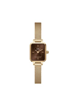 Zegarek Daniel Wellington Quadro Mini Evergold Amber DW00100654 Złoty ze sklepu eobuwie.pl w kategorii Zegarki - zdjęcie 171452423