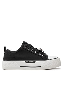 Trampki KARL LAGERFELD KL60611 Black Canvas 900 ze sklepu eobuwie.pl w kategorii Trampki damskie - zdjęcie 171452831