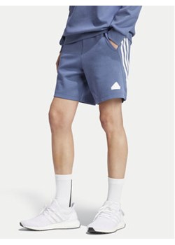 adidas Szorty sportowe Future Icons 3-Stripes IR9199 Niebieski Regular Fit ze sklepu MODIVO w kategorii Spodenki męskie - zdjęcie 171453842