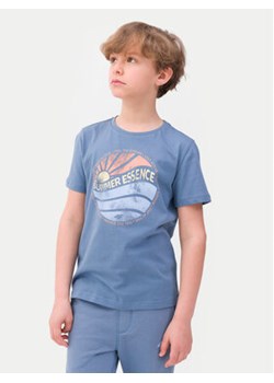 4F T-Shirt 4FJWSS24TTSHM1135 Niebieski Regular Fit ze sklepu MODIVO w kategorii T-shirty chłopięce - zdjęcie 171454293