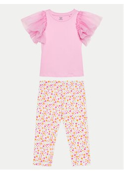 OVS Komplet t-shirt i legginsy 2034883 Różowy Regular Fit ze sklepu MODIVO w kategorii Komplety dziewczęce - zdjęcie 171454372