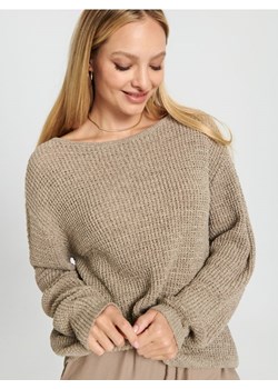 Sinsay - Sweter z ozdobnym splotem - beżowy ze sklepu Sinsay w kategorii Swetry damskie - zdjęcie 171454903