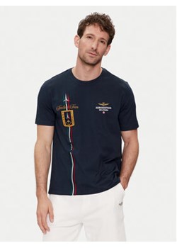 Aeronautica Militare T-Shirt 241TS2231J592 Granatowy Regular Fit ze sklepu MODIVO w kategorii T-shirty męskie - zdjęcie 171455784