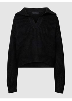 Sweter z dzianiny ze ściegiem warkoczowym model ‘LOTTIE’ ze sklepu Peek&Cloppenburg  w kategorii Swetry damskie - zdjęcie 171456542