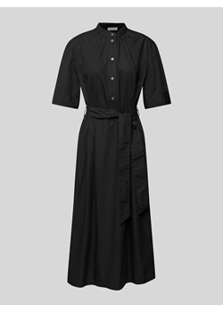 Sukienka midi z wiązanym paskiem ze sklepu Peek&Cloppenburg  w kategorii Sukienki - zdjęcie 171457641