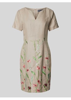 Sukienka o długości do kolan z dekoltem w serek ze sklepu Peek&Cloppenburg  w kategorii Sukienki - zdjęcie 171459123