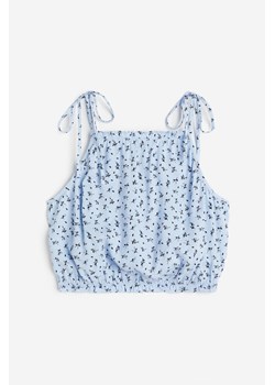 H & M - Top z wiązanymi ramiączkami - Niebieski ze sklepu H&M w kategorii Bluzki damskie - zdjęcie 171460022