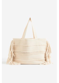 H & M - Torba shopper z żakardowej tkaniny - Biały ze sklepu H&M w kategorii Torby Shopper bag - zdjęcie 171460031