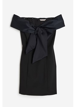 H & M - Sukienka z odkrytymi ramionami - Czarny ze sklepu H&M w kategorii Sukienki - zdjęcie 171460044
