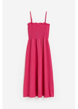 H & M - Sukienka z elastycznym marszczeniem - Różowy ze sklepu H&M w kategorii Sukienki - zdjęcie 171460071