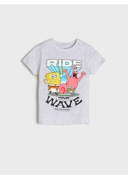 Sinsay - Koszulka SpongeBob - szary ze sklepu Sinsay w kategorii T-shirty chłopięce - zdjęcie 171461844