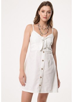 Biała Sukienka Unneeded ze sklepu Born2be Odzież w kategorii Sukienki - zdjęcie 171462671